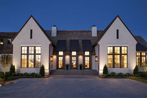 modern tudor house exterior